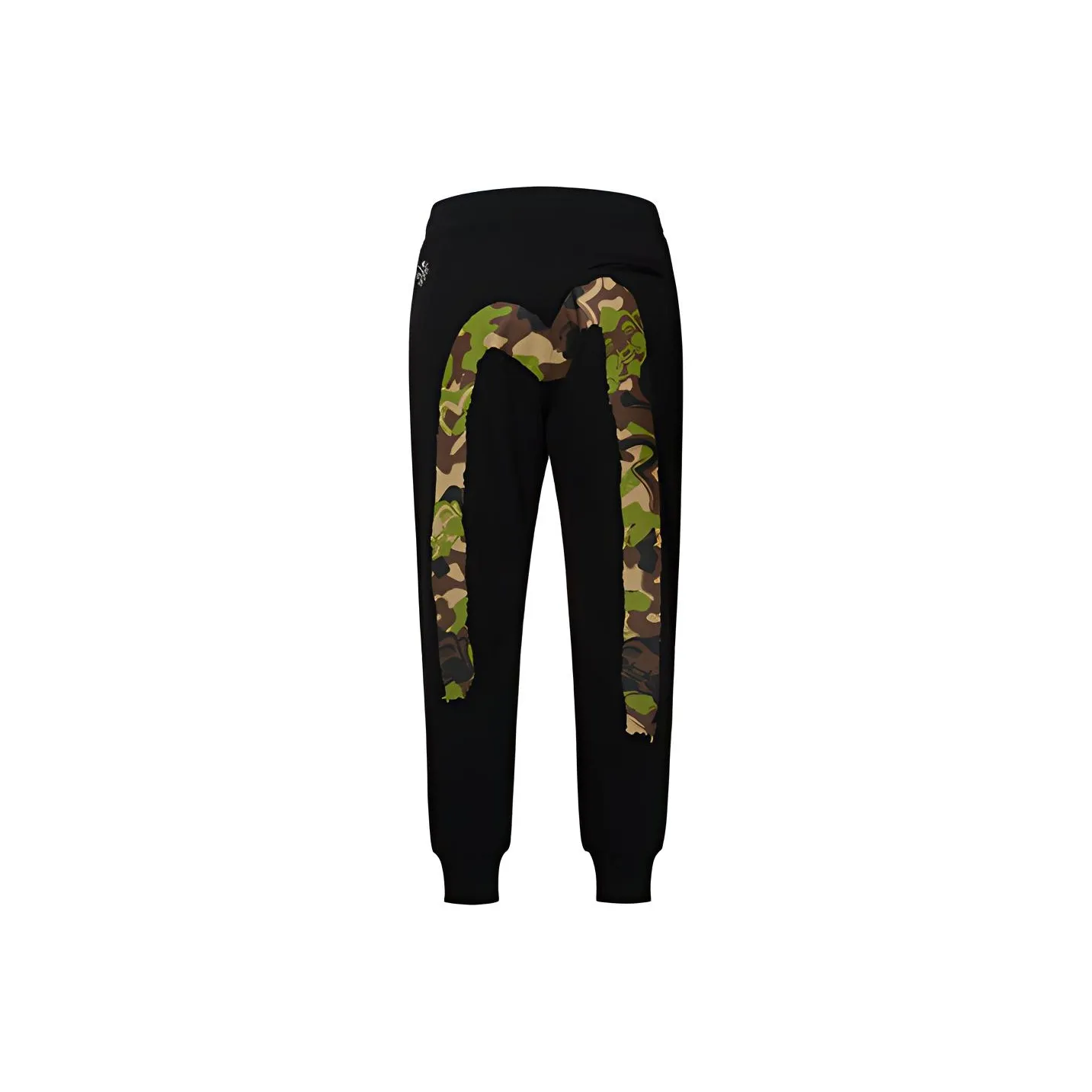 EVISU Jogger Moderate Casual Pants Men's Black