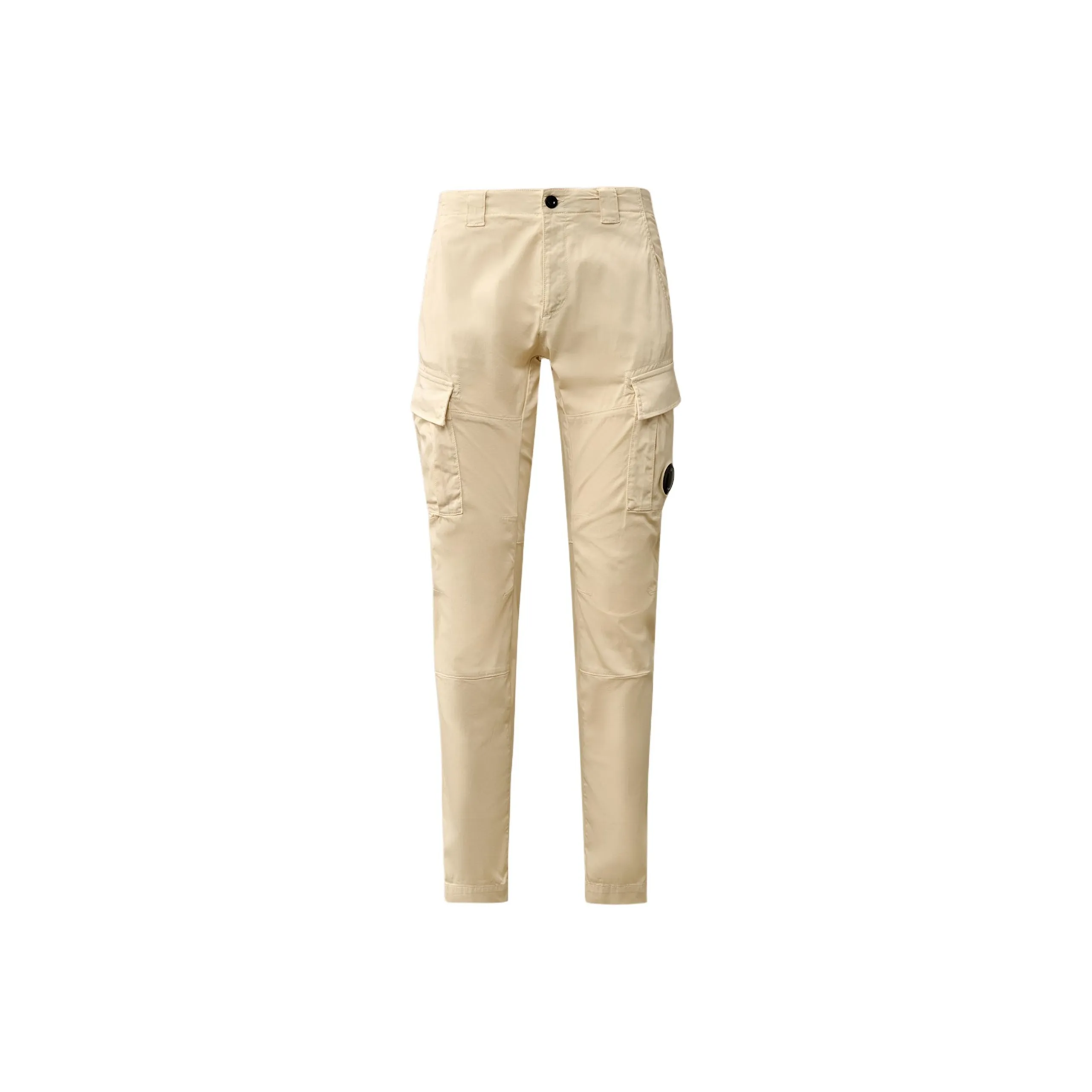 C.P.Company Stretch Sateen Ergonomic Lens Cargo Pants Cargo Pants Men's Beige