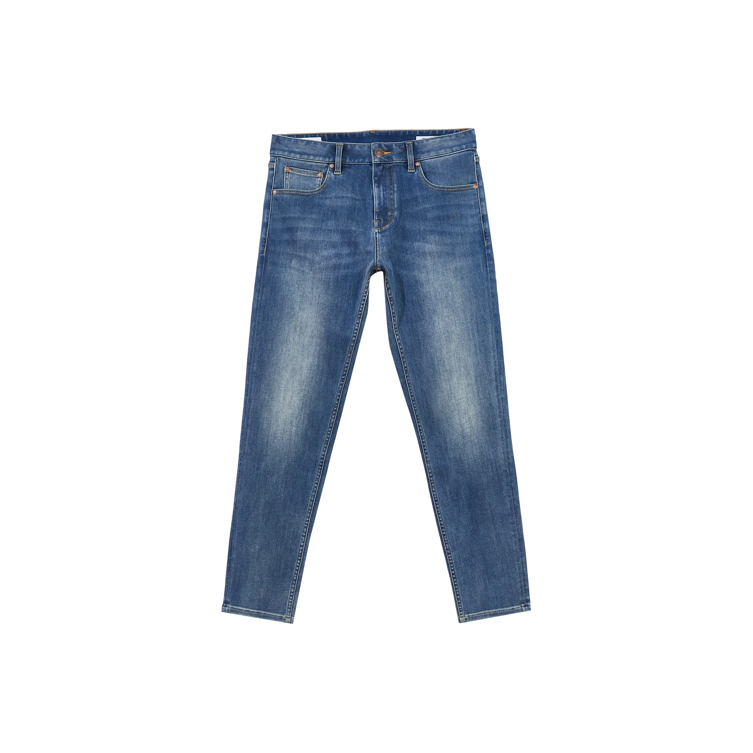 JACK JONES E39 Medium Blue Denim Men's Jeans JACK JONES E39 Средний Синий Деним Мужские Джинсы