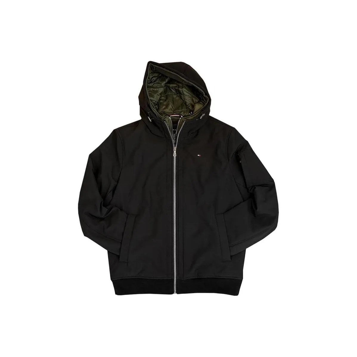 Tommy Hilfiger Хлопковый пуховик Мужской Черный