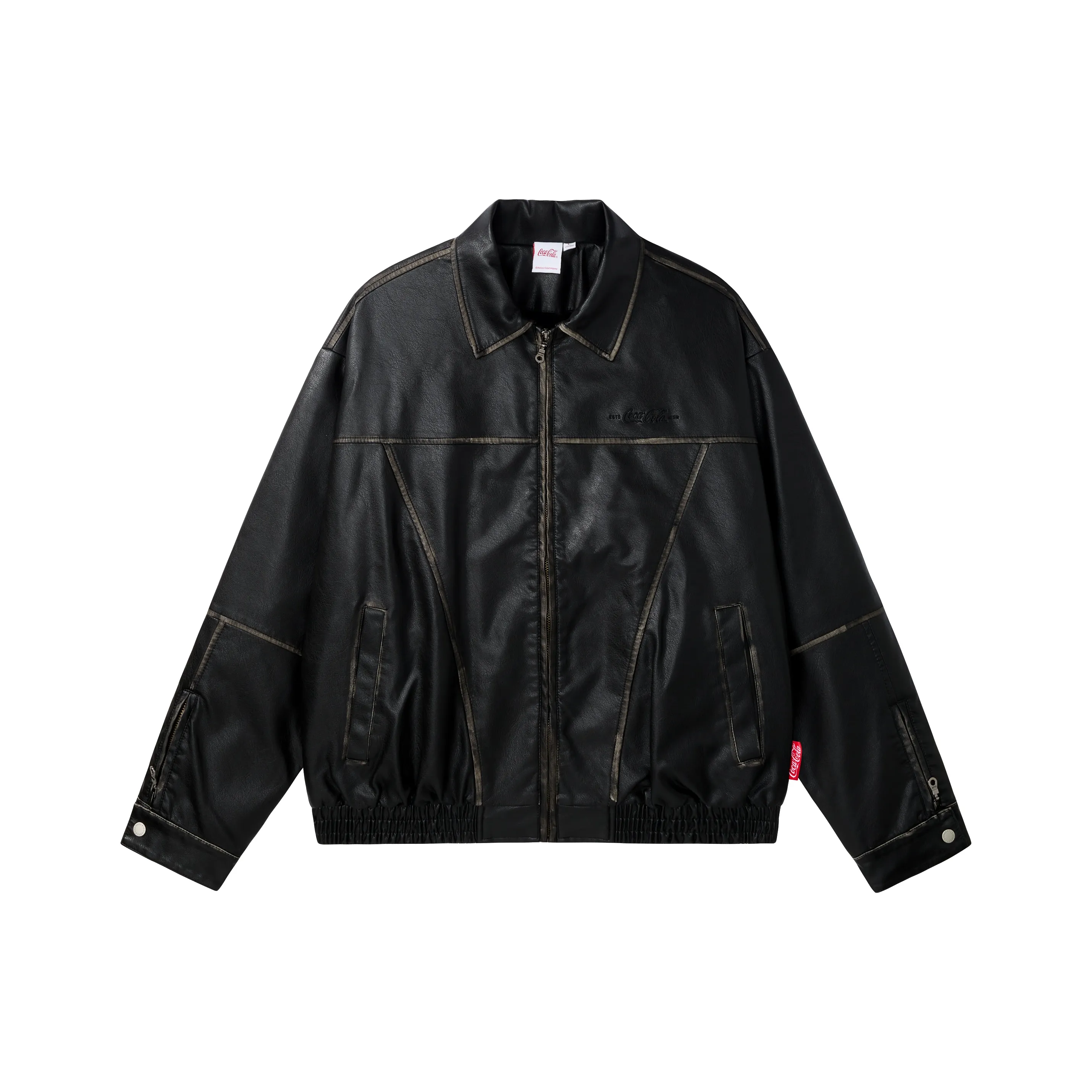 COCA COLA Кожа Куртка Унисекс