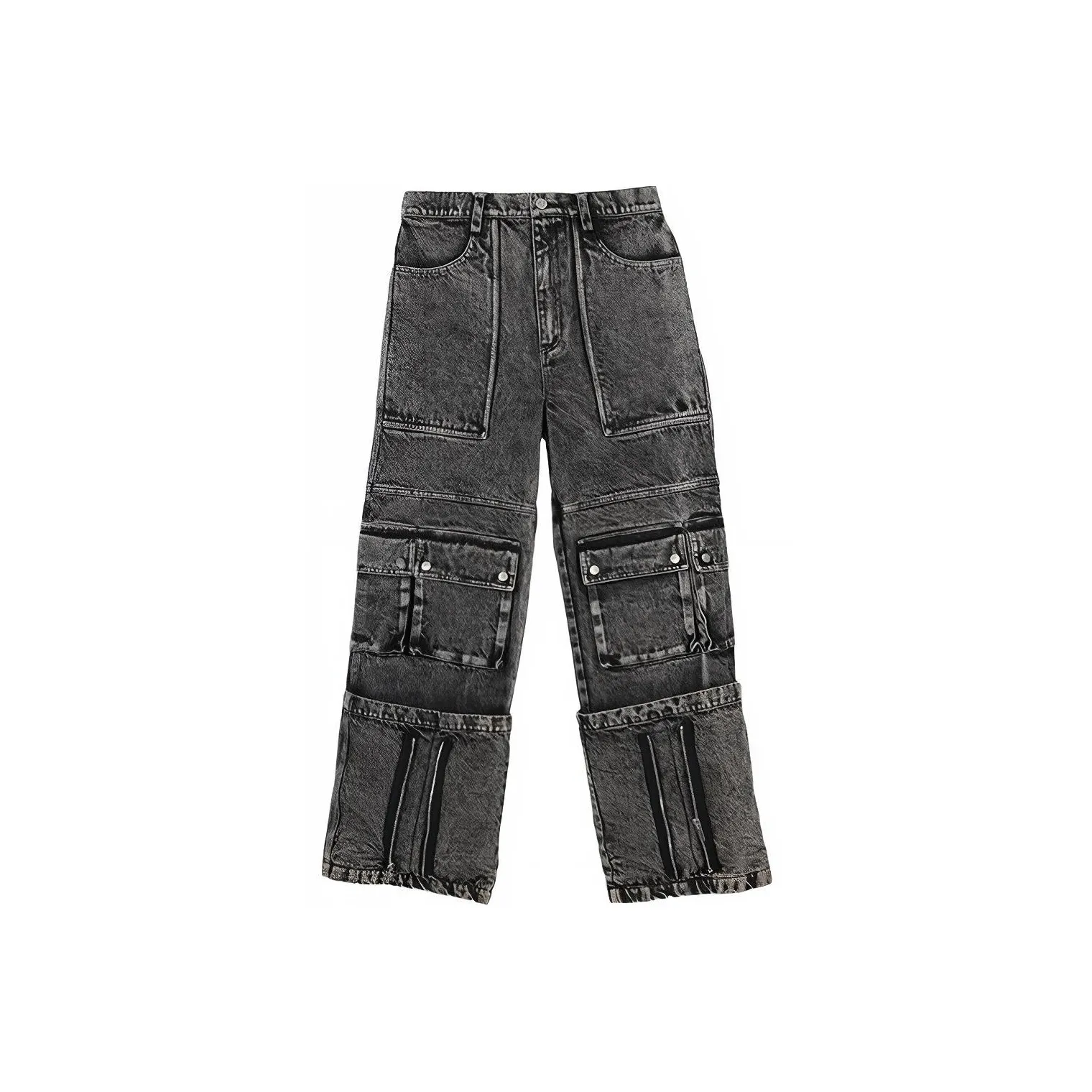 7H7H Jeans Unisex Dark Gray