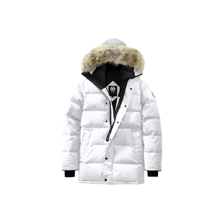 Canada Goose Carson Series Down Jackets Men Polaris White