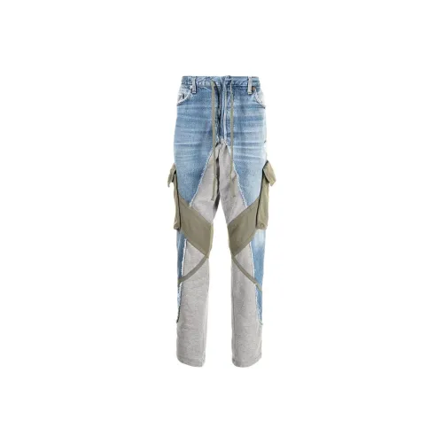 GREG LAUREN Blue Мужские Джинсы