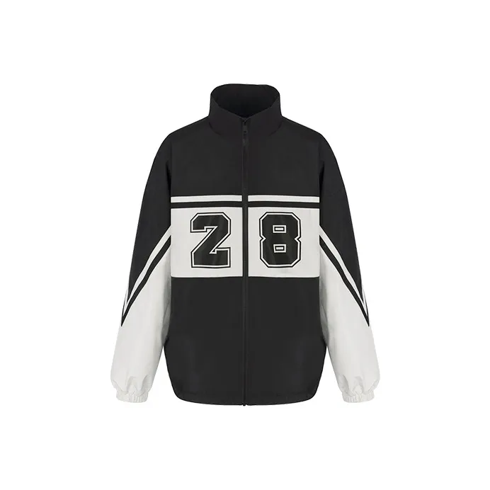 YLDP Jackets & Coats Unisex Black & White