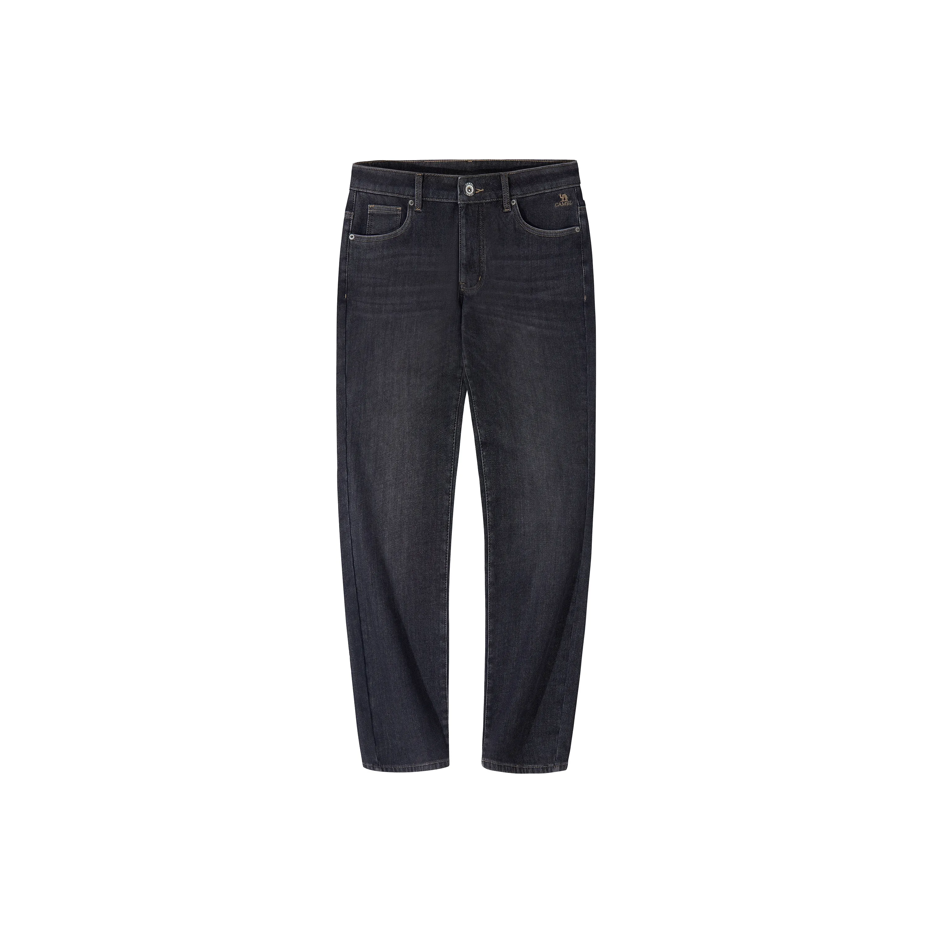 CAMEL Флис С подкладкой Теплоизоляционный Хлопок LIKE Эластичный Стираемый Повседневный Длинный Флис Деним Мужской