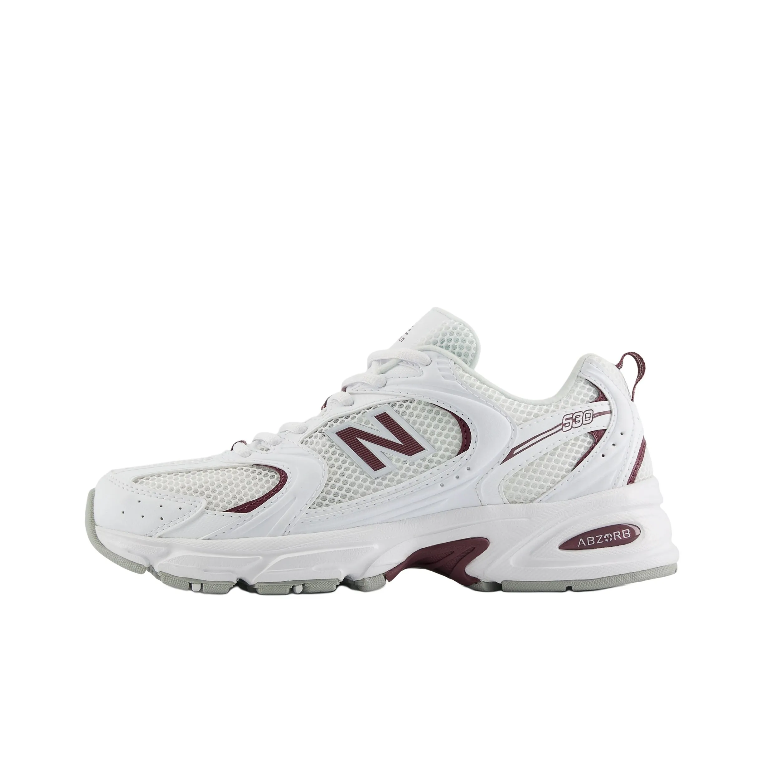 New Balance 530 White Dark Ice Wine