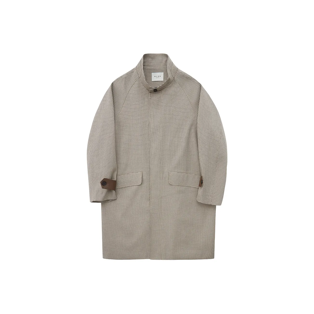 NANS STUDIO Тренч из ткани в горох для мужчин