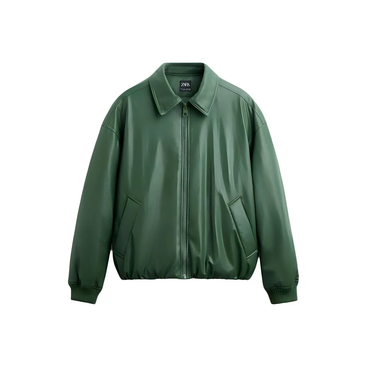 ZARA Puffer Jacket Men's Dark Green