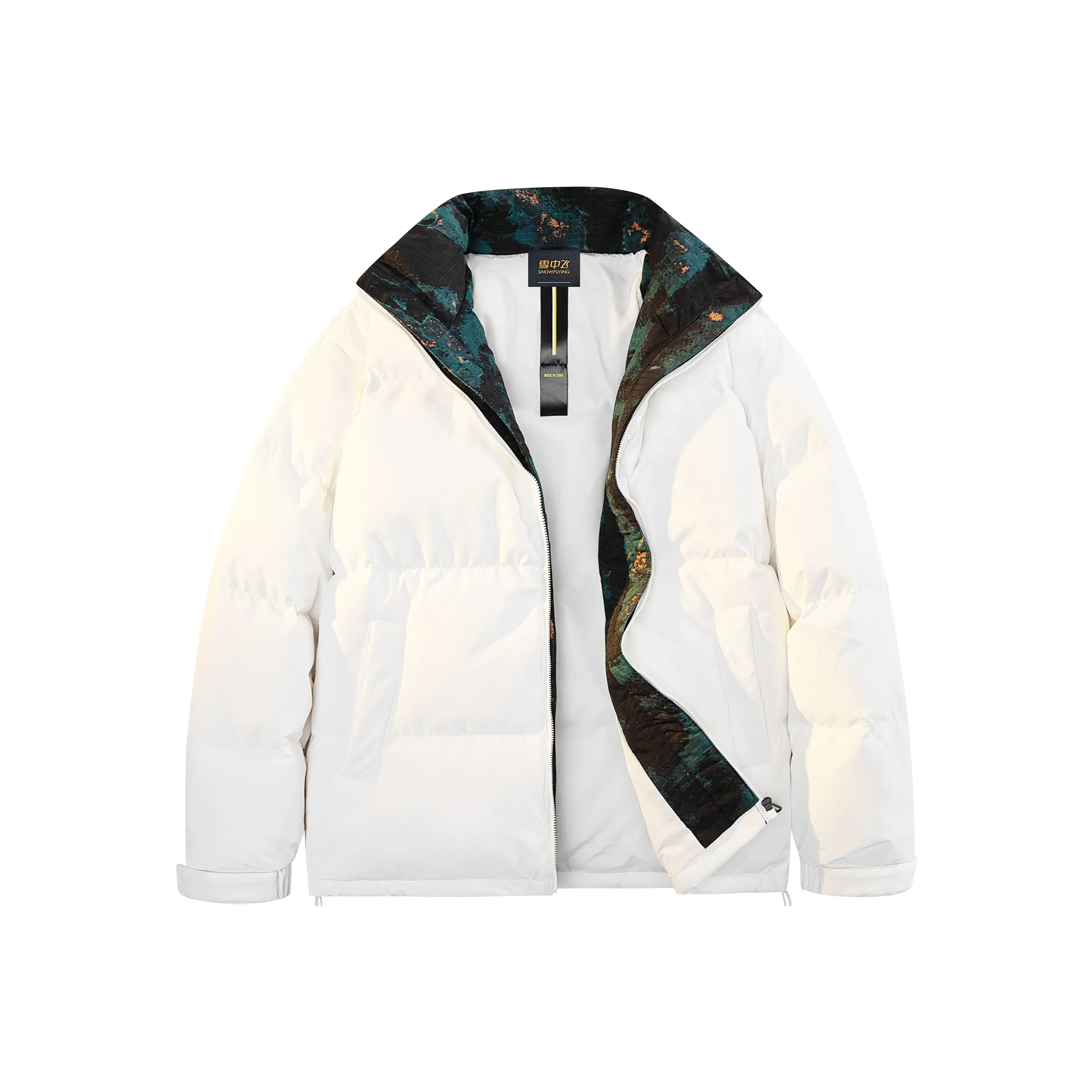 SNOW FLYING Пуховик Унисекс Белый