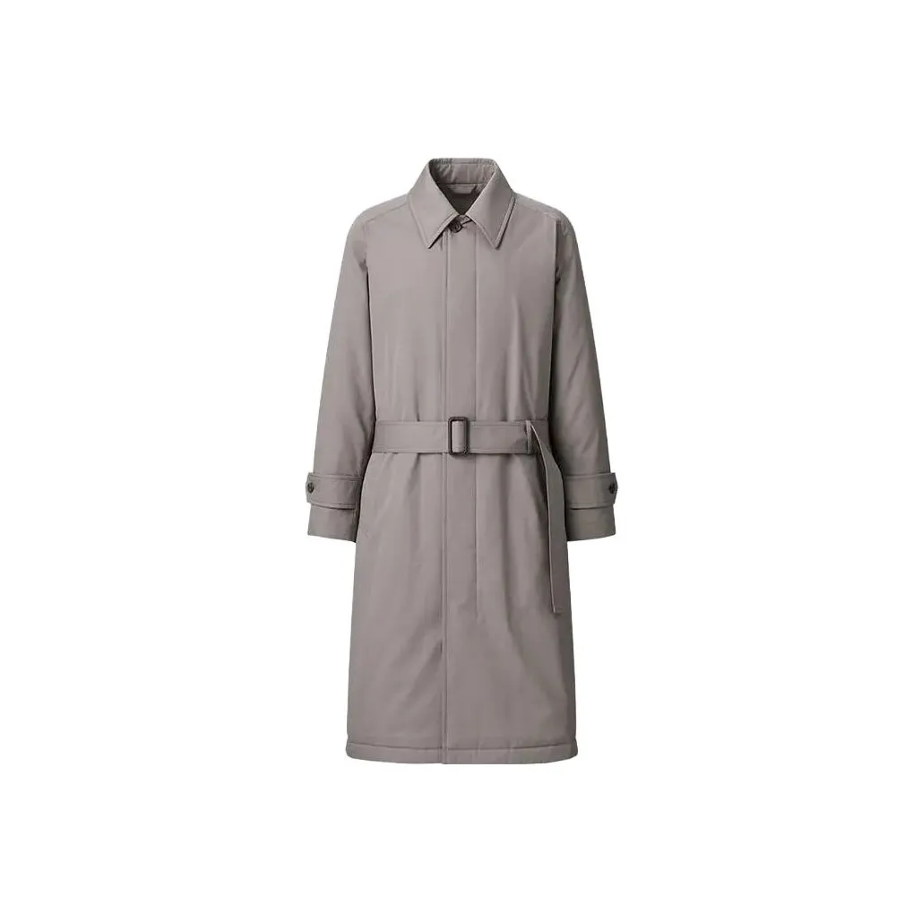 UNIQLO FW23 U Series Trench Coat Unisex Sky Gray