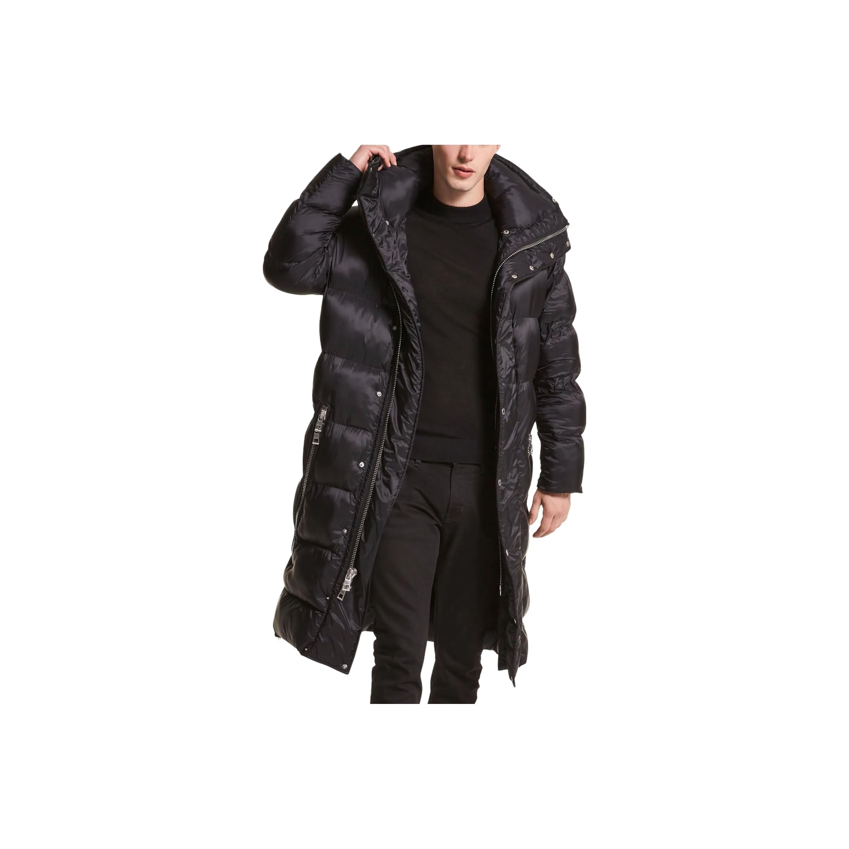 MICHAEL KORS SS23 Parka Coats Men's Black