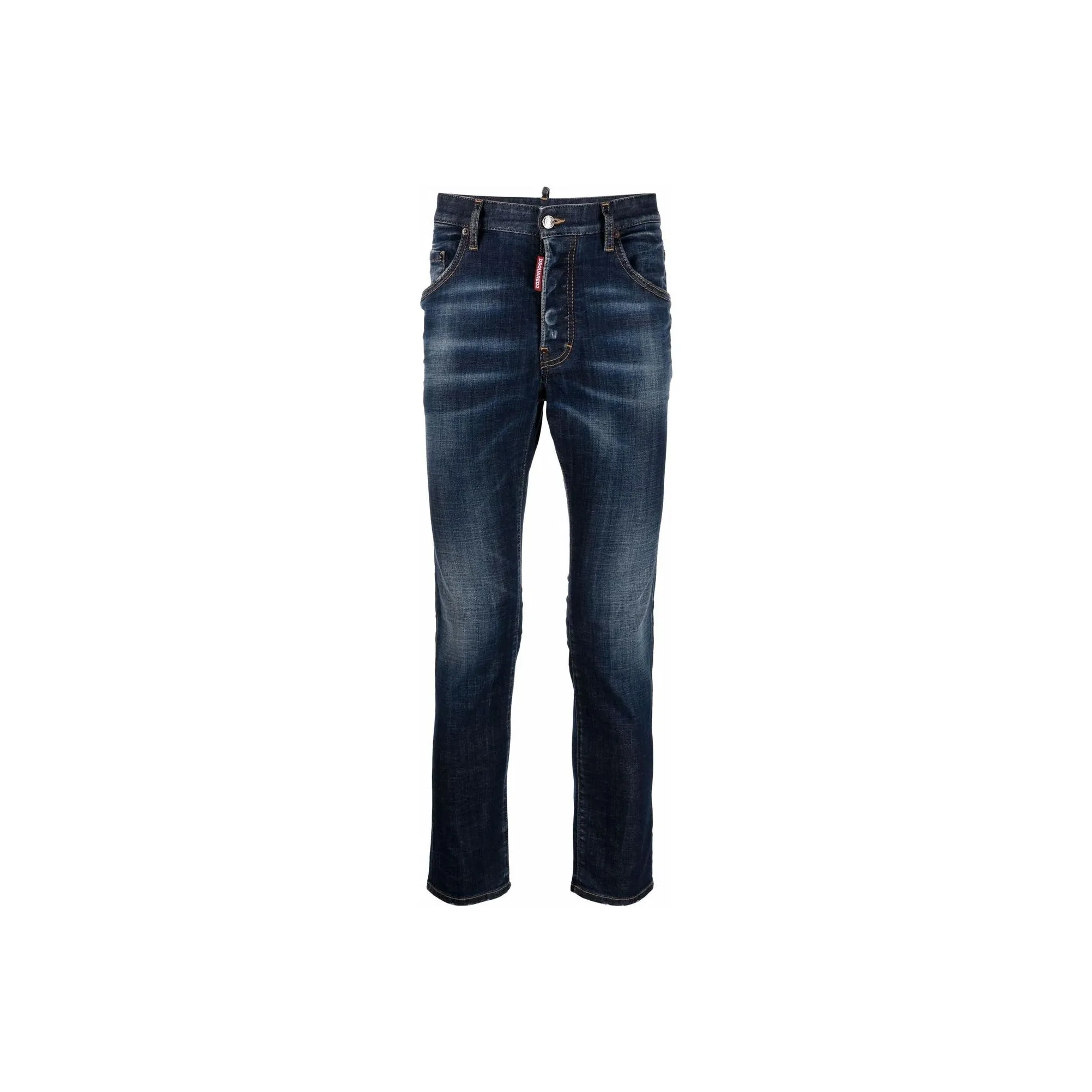 Dsquared2 Mid Rise Distressed Skinny Fit Jeans