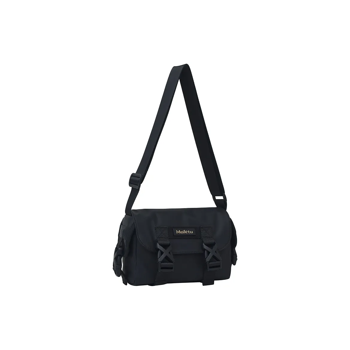 PULEWEI Нейлон Стираемая Ткань Сумка через плечо Унисекс Черная