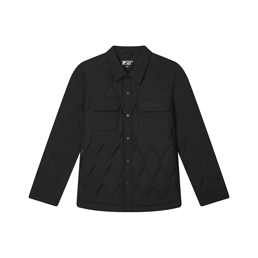 FILA Светлый Пух JKT Пуховик Мужской Глубокий Черный