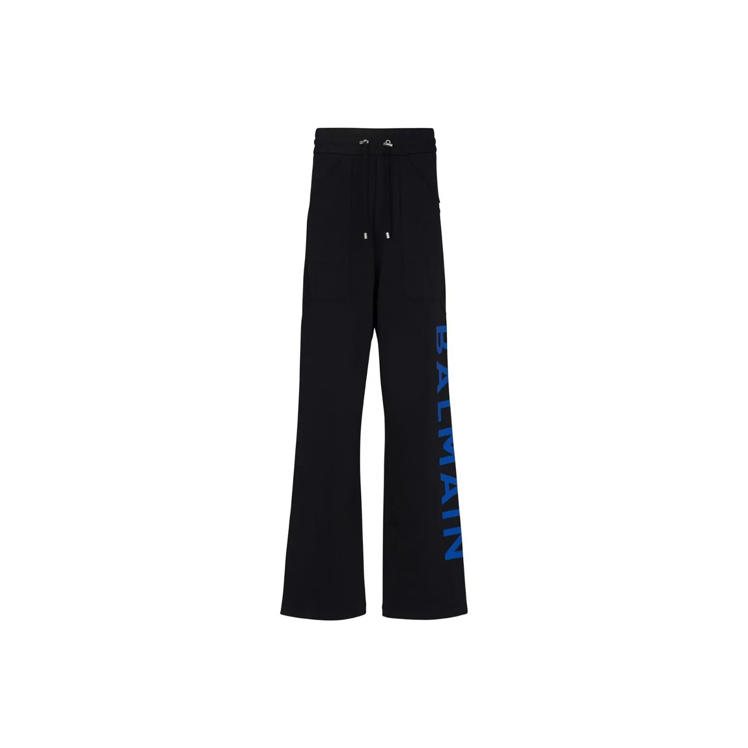 BALMAIN FW22 Вязаные спортивные брюки мужские черные