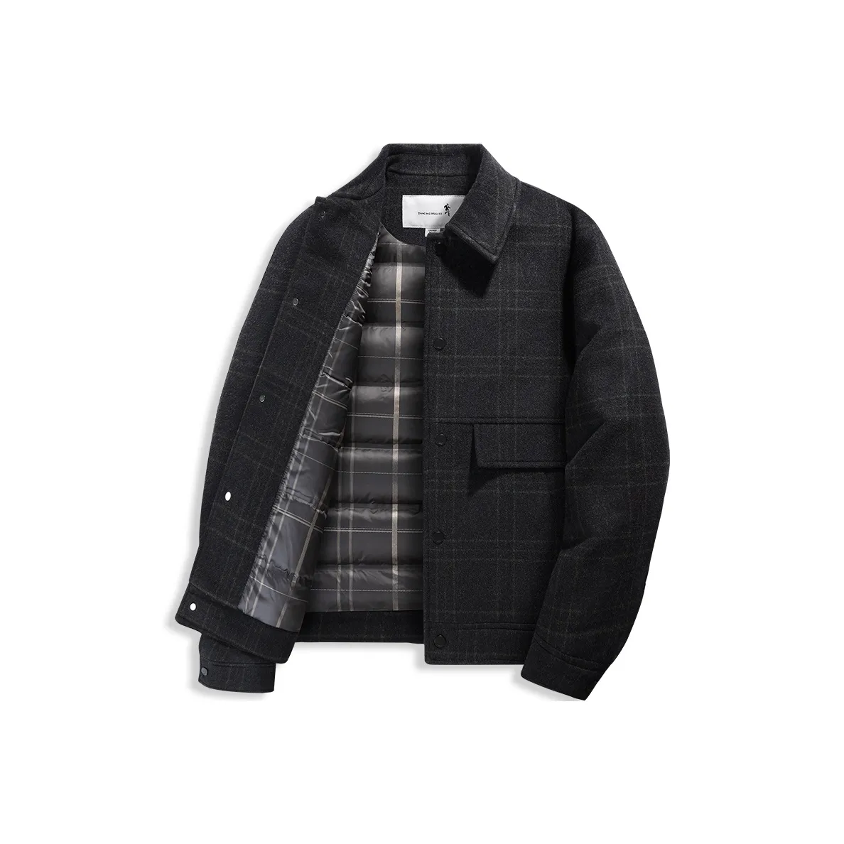 Dance with Wolves Пуховик Мужской Черный