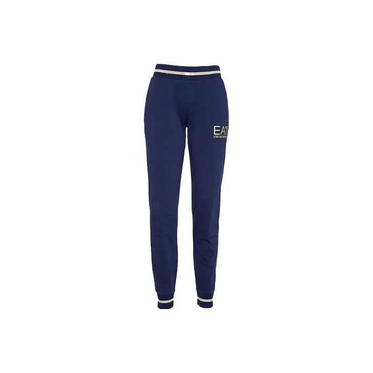EMPORIO ARMANI Knitted Sweatpants Men's Navy