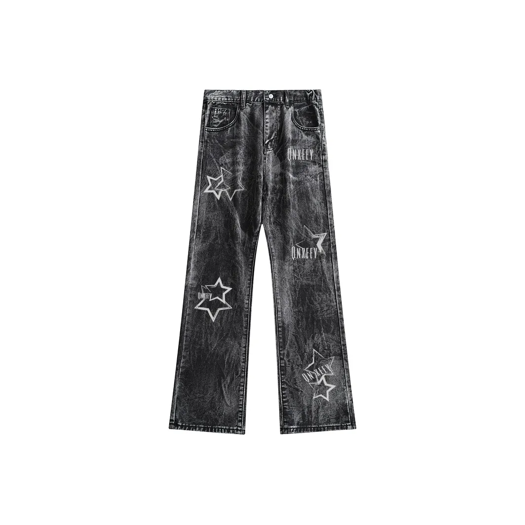 Qnxeey Jeans Unisex