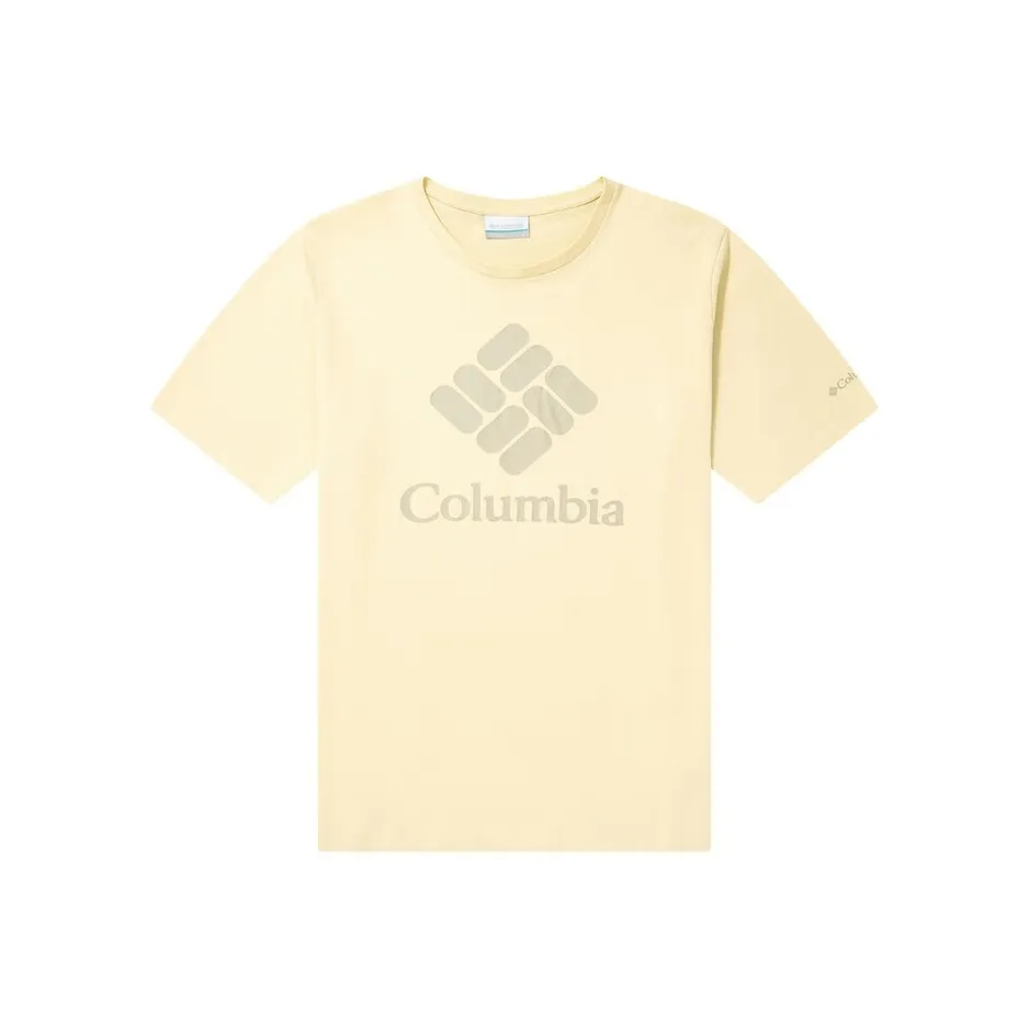 Columbia Желтая Унисекс Футболка