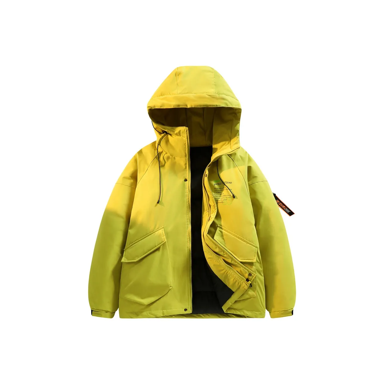 Gwola Пуховик Унисекс Неоново-Желтый