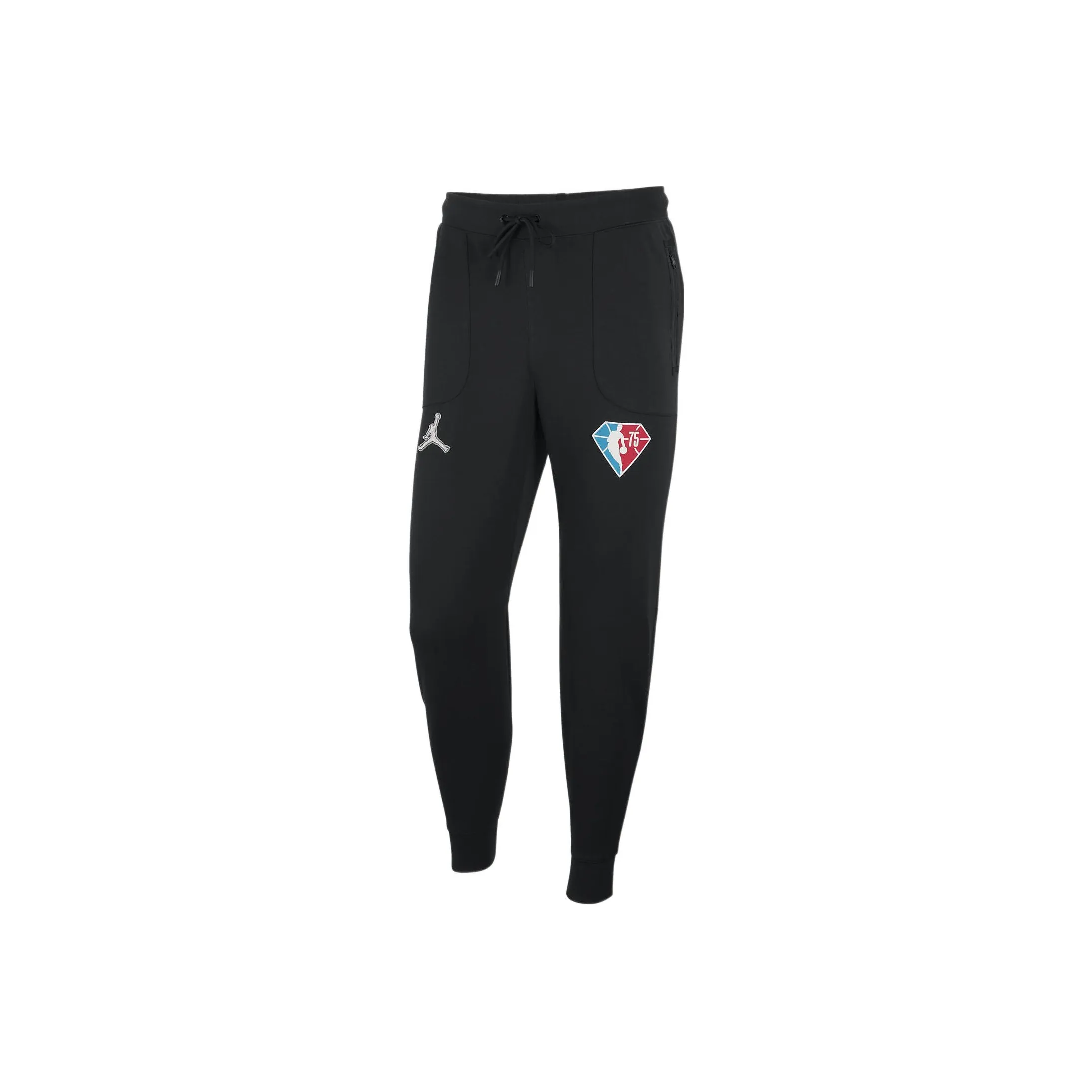 Jordan Nike Air Jordan NBA 75th Anniversary Knitted Sweatpants Men's Black