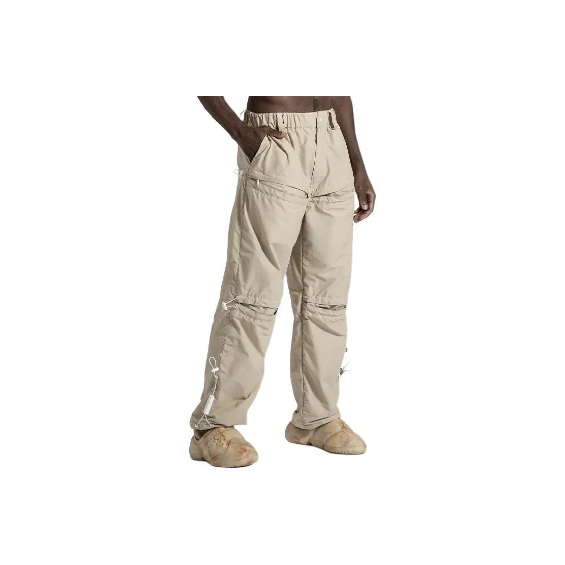 NORVINCY Western Trendy Disassembled Style Knitted Training Pants Unisex NORVINCY Западный Модный Разобранный Стиль Вязаные Тренировочные Штаны Унисекс