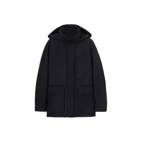 Loro Piana Мужские куртки морского синего цвета