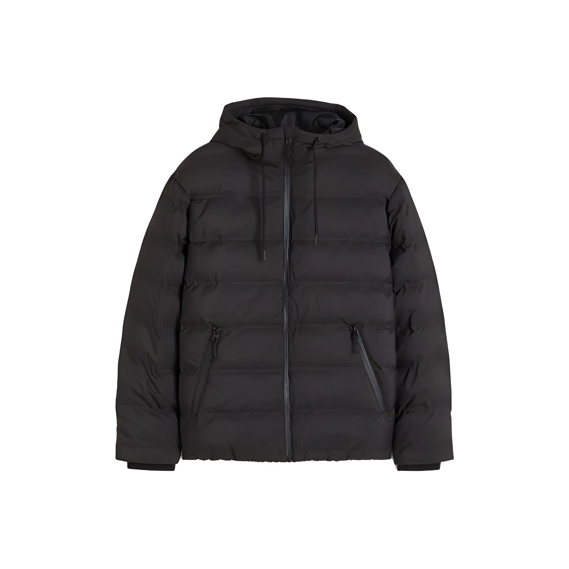 H&M Puffer Jackets Men Black