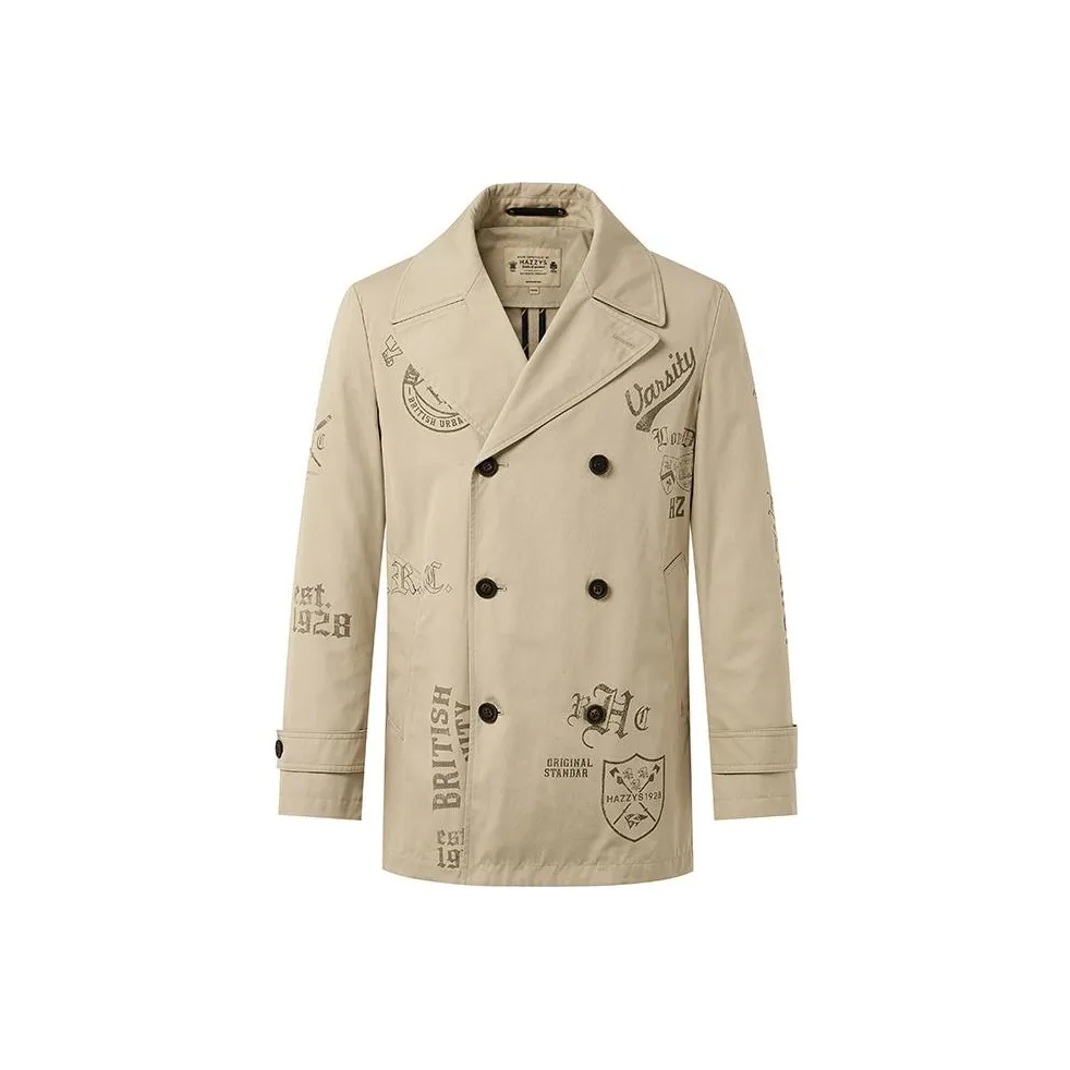 HAZZYS Бежевый Мужской Тренч