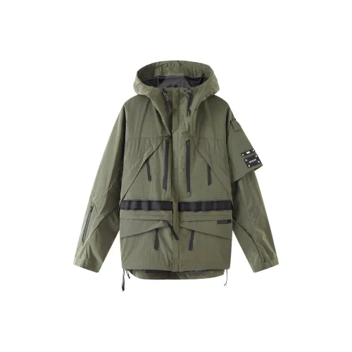 Lng X Nemen Collection Армейский зеленый Унисекс Парки