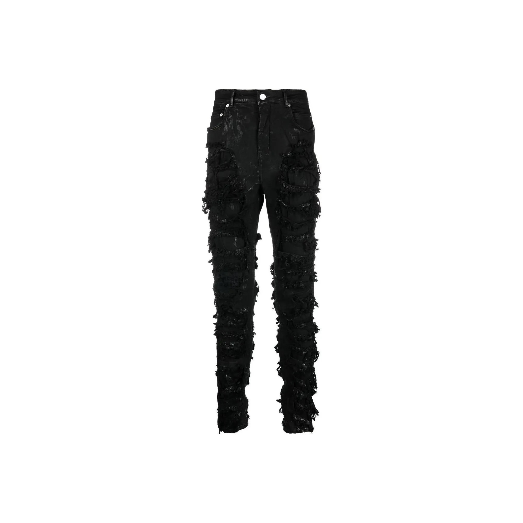 RICK OWENS Drkshdw Distressed Slim Fit Jeans