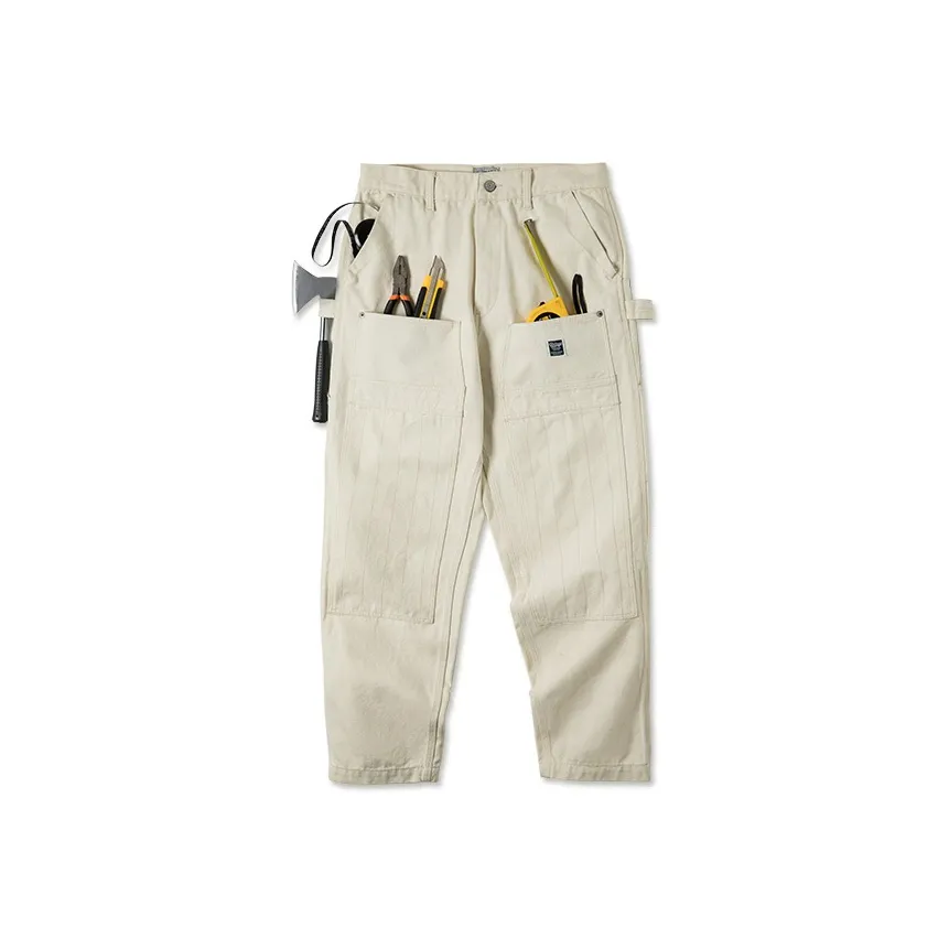 MADEN Ecru Мужские Джинсы