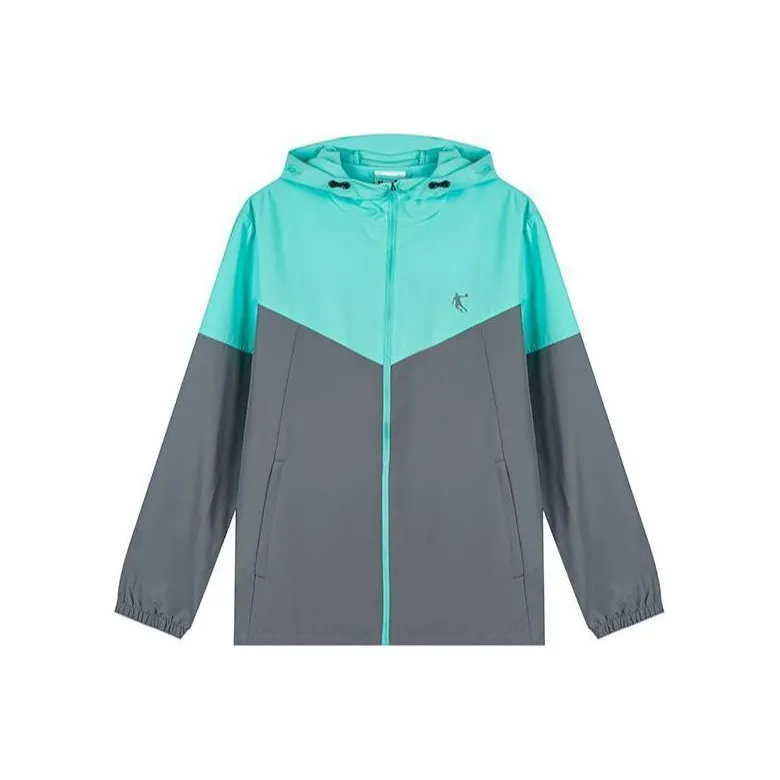 QIAODAN Trench Coat Men's Smart Green/Geo Gray