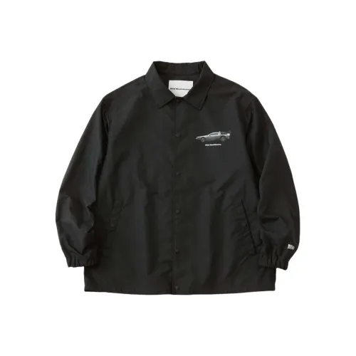 White Mountaineering Черные Унисекс Куртки