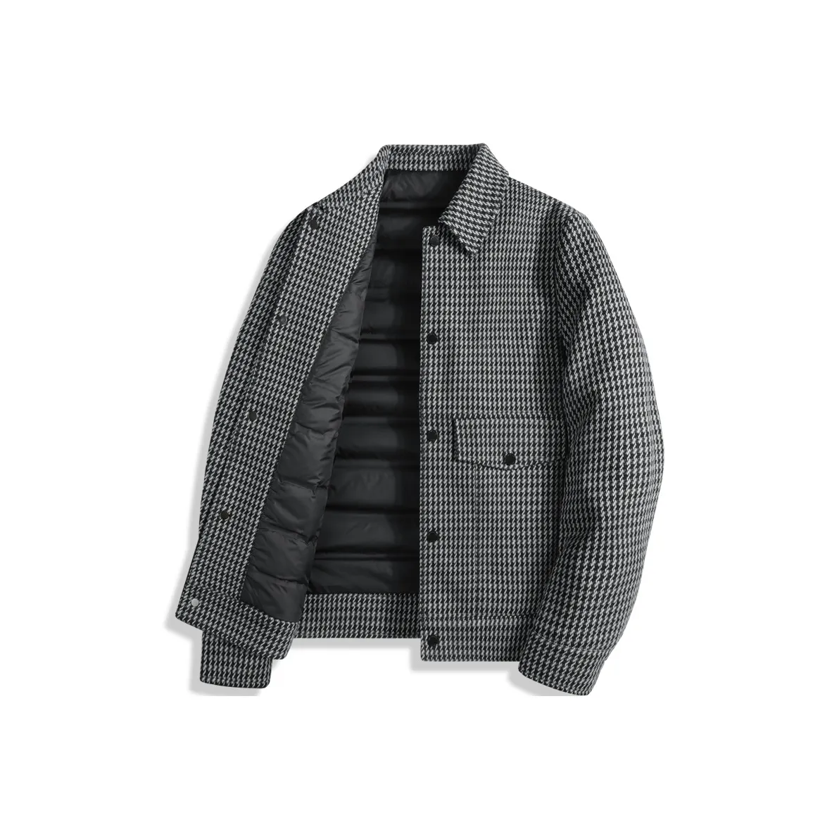 Dance with Wolves Пуховик Мужской Средний Серый