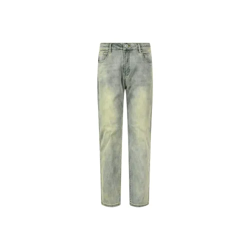 KREATE DENIM серия с процессом стирки Унисекс Джинсы