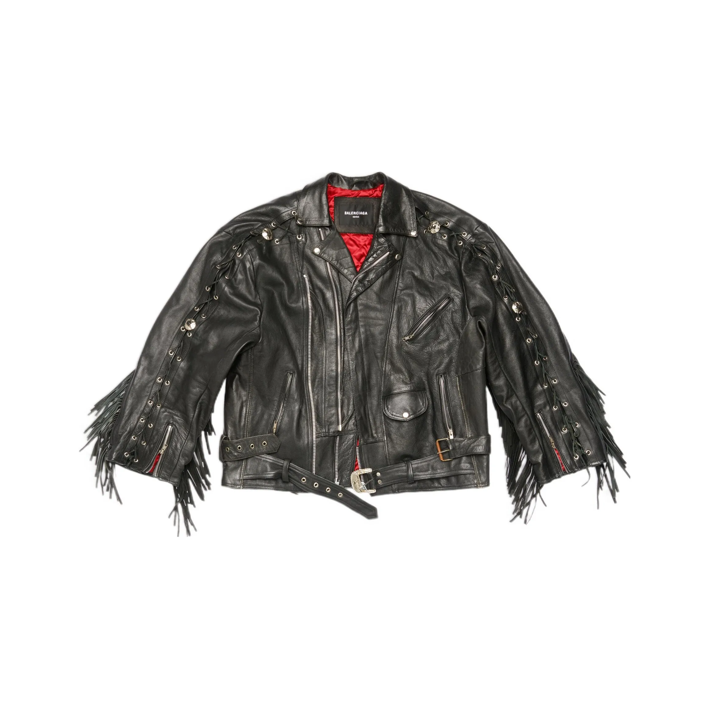 Balenciaga Upcycled Biker Jacket