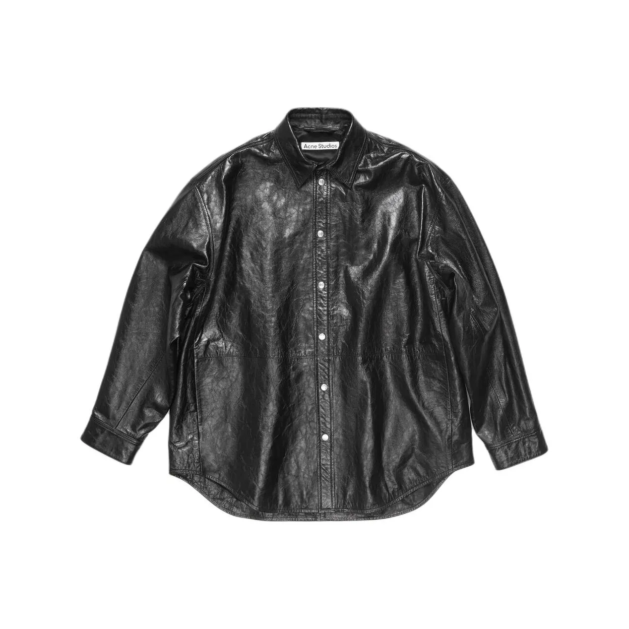 Acne Studios Leather Overshirt Jacket