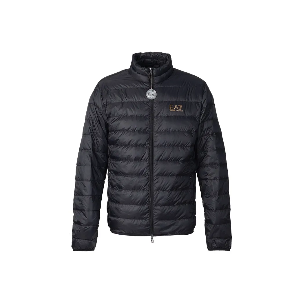 EMPORIO ARMANI EA7 Down Jacket Men's Black