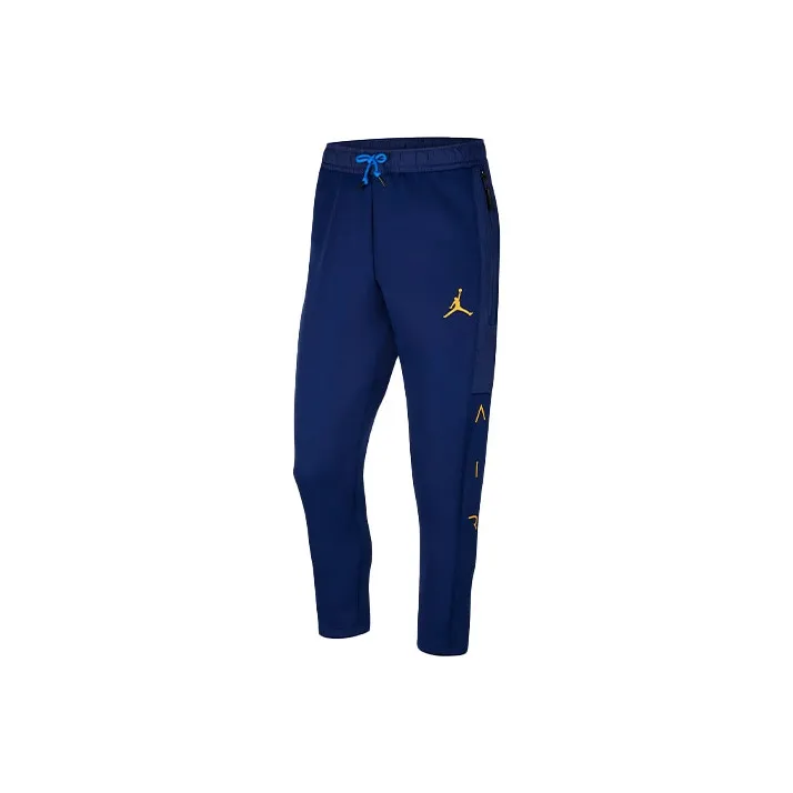 Jordan Blue Men's Knitted Training Pants Джордан Синий Мужские Вязаные Тренировочные Штаны
