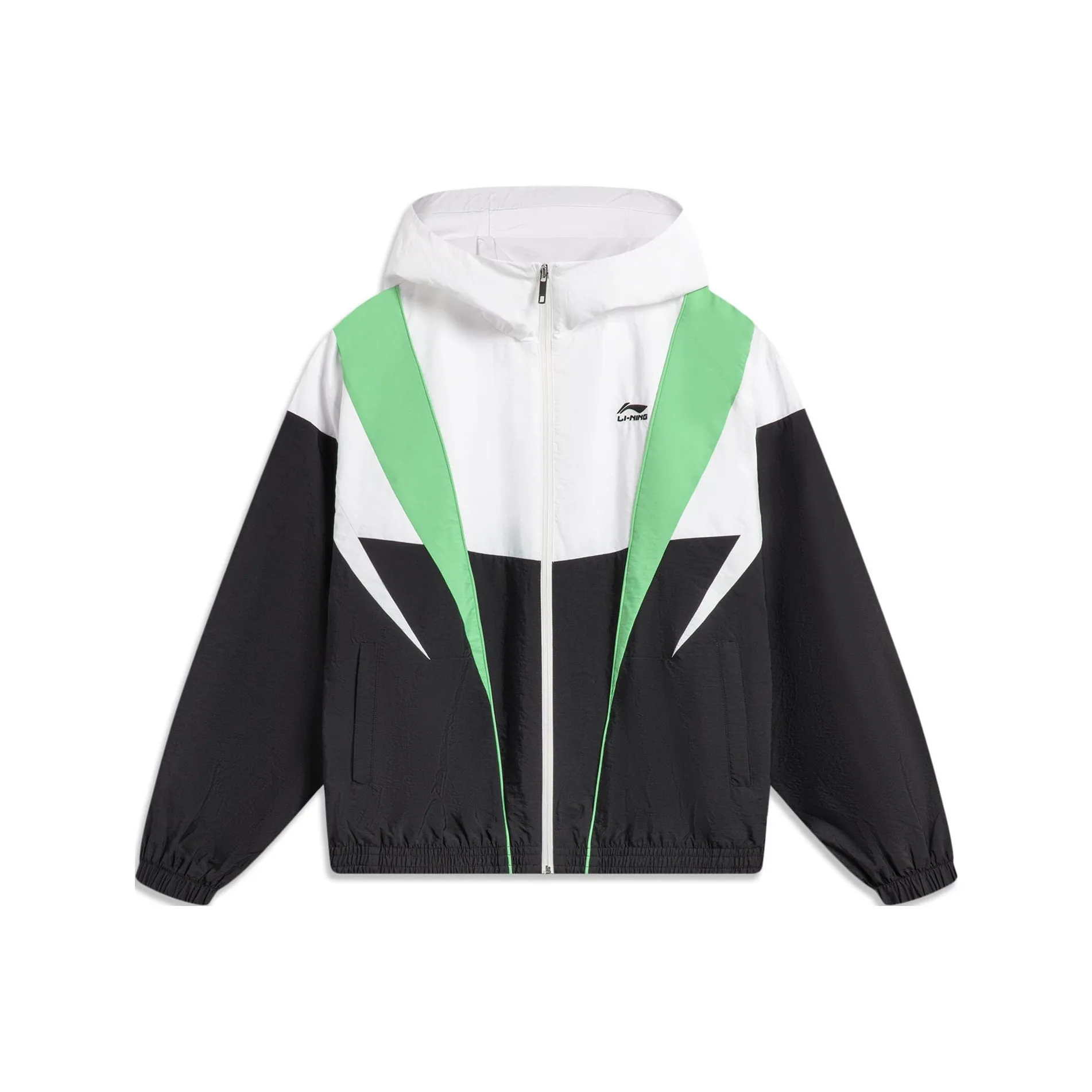 LiNing Sports Trend Series Trench Coat Men's Standard White Black