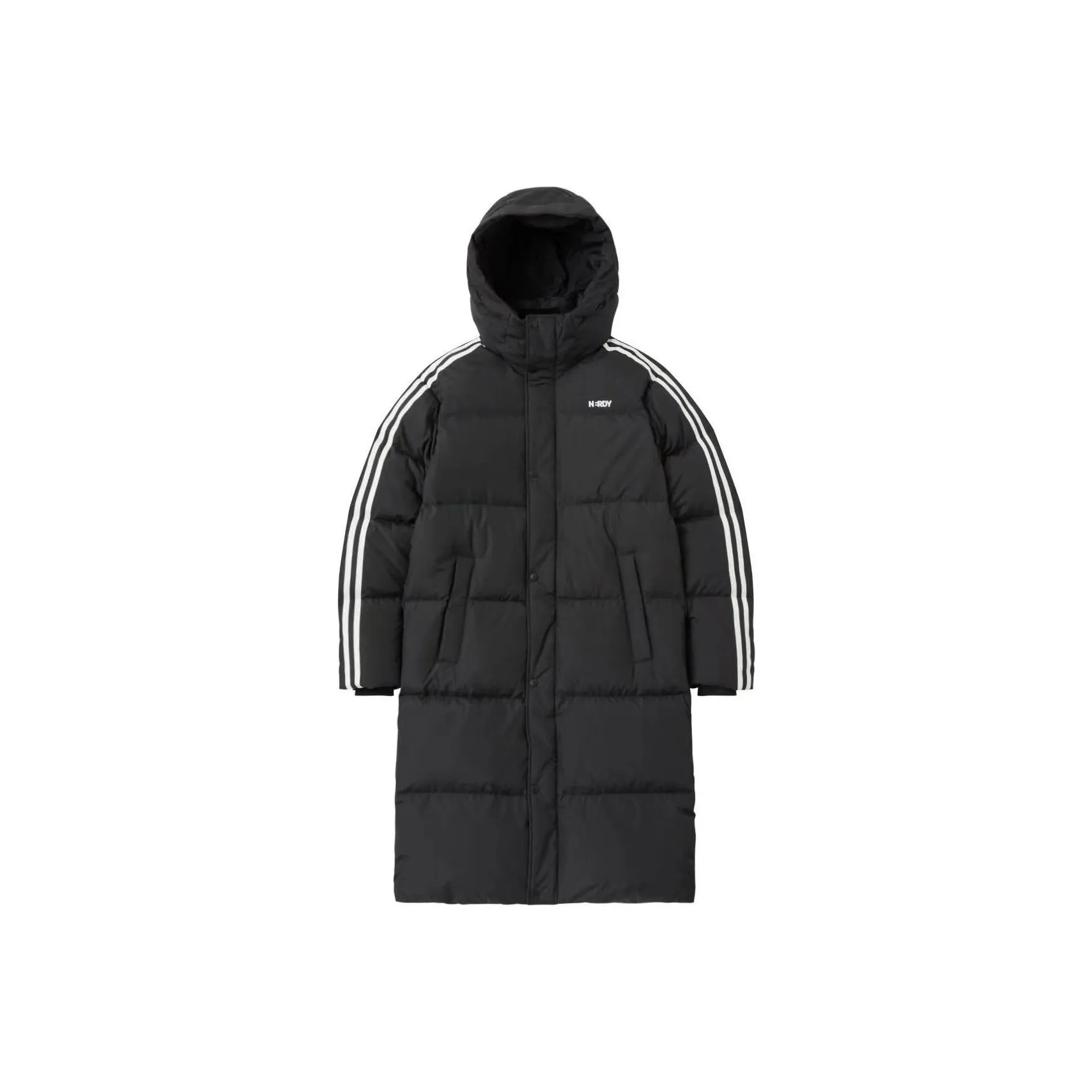 NERDY FW24 Down Jacket Korean Style Unisex Black