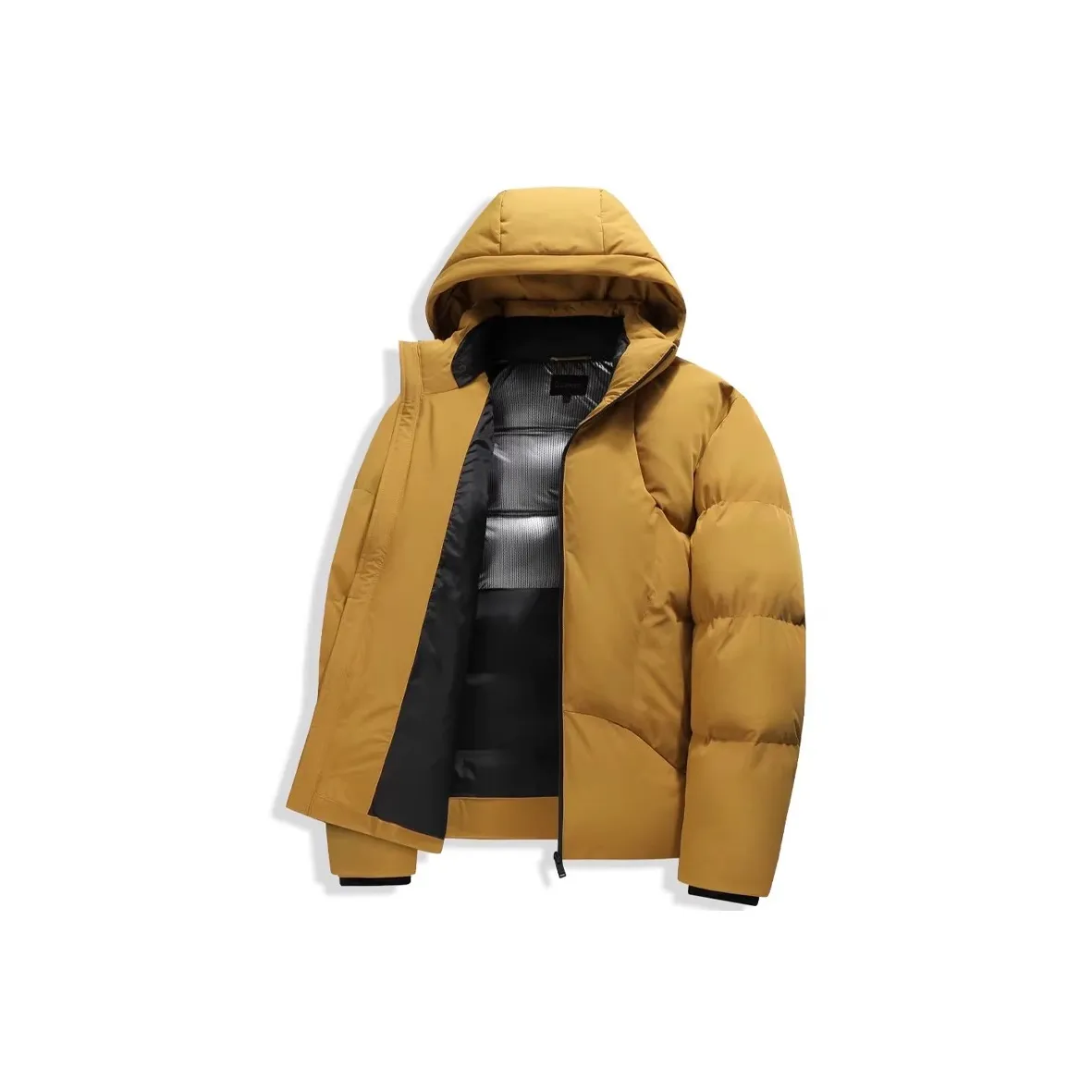 Cabbeen Пуховик Мужской Горчичный Желтый