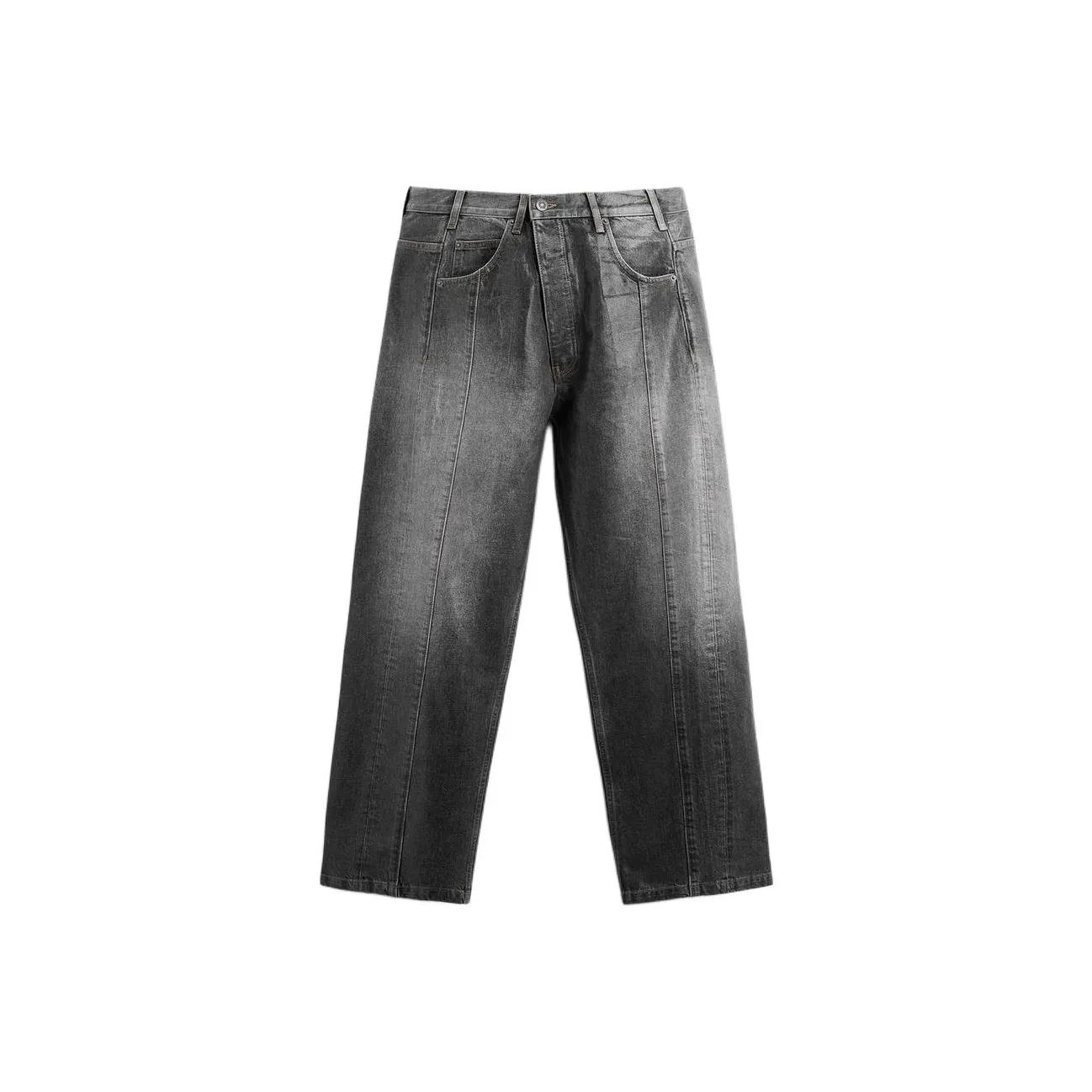 ZARA Темно-серый Мужские Джинсы