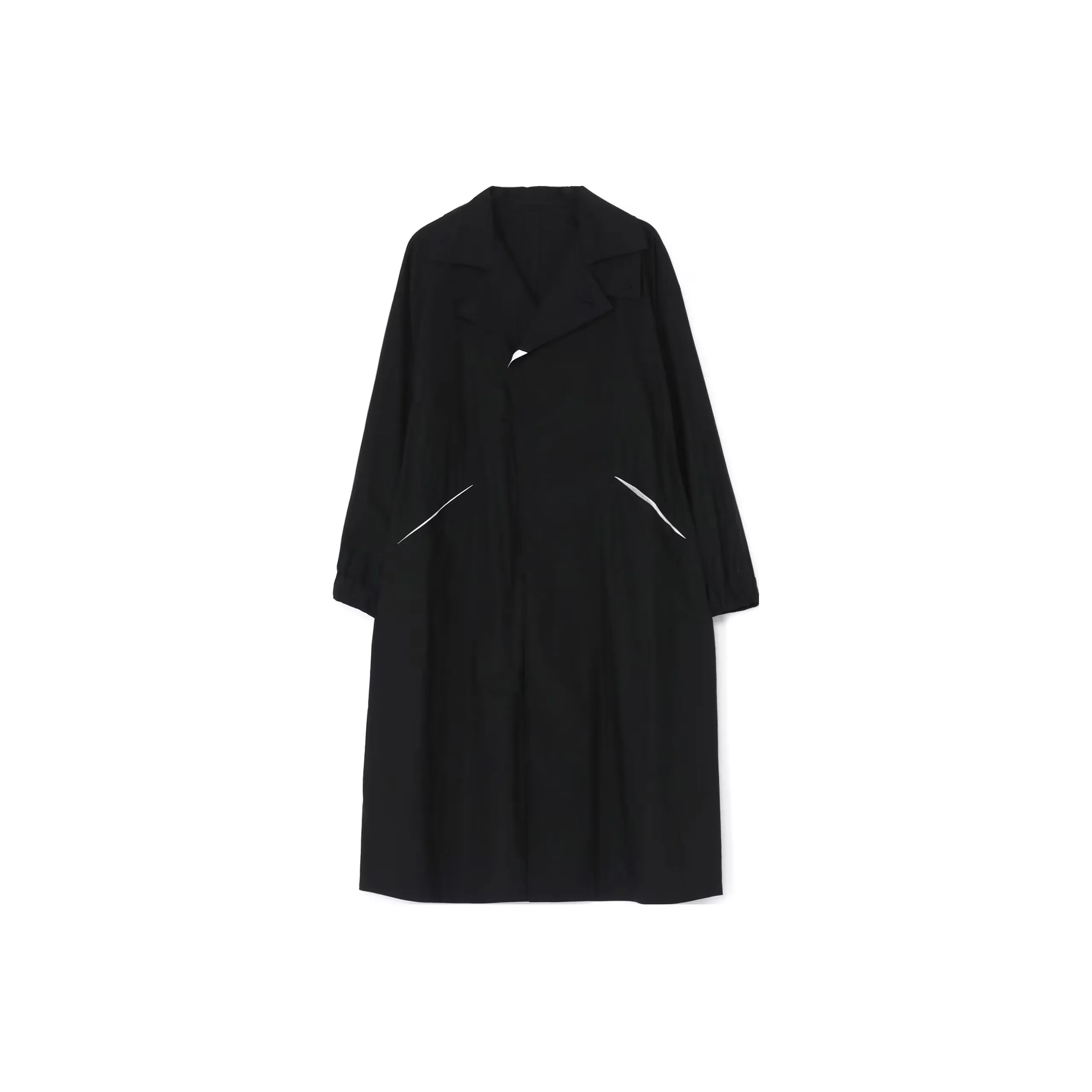 Yohji Yamamoto Belted Cotton Trench Coat