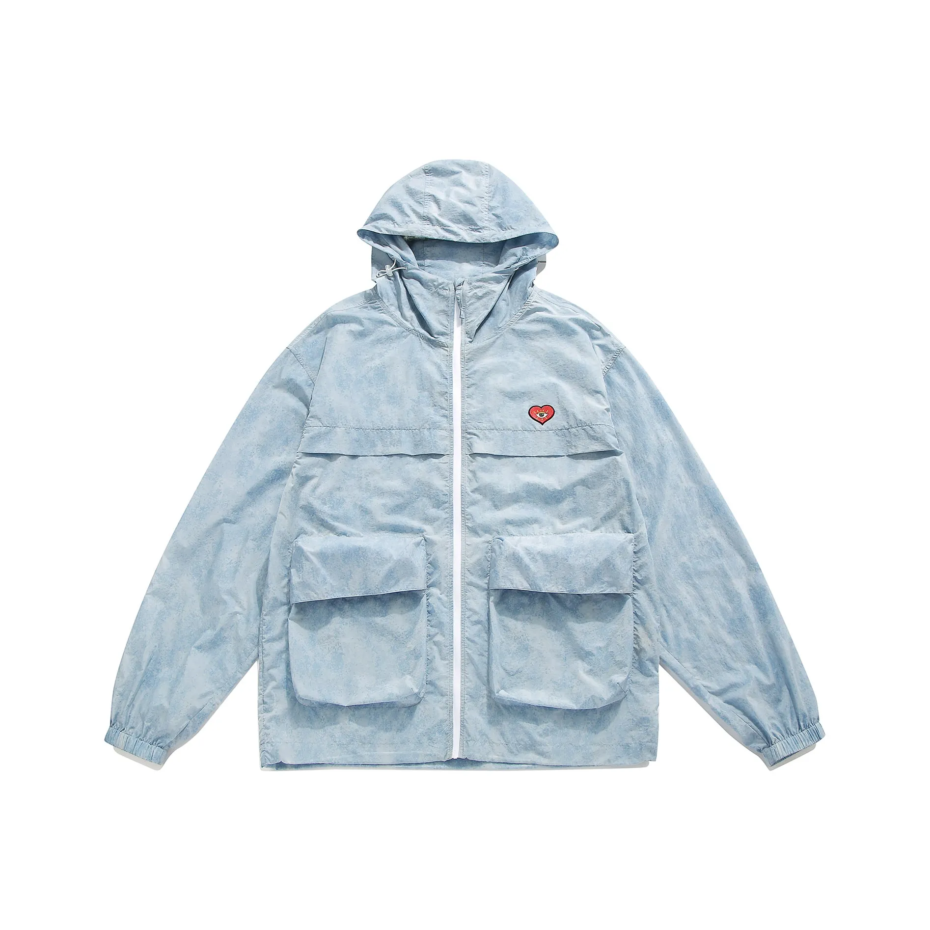 Guuka Тренчкот Мужской Синий Серый