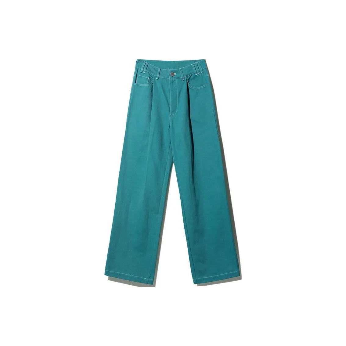 DirtyPineapple Джинсы Унисекс Павлиний зеленый