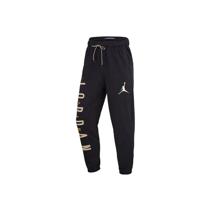 Jordan Sport Knitted Sweatpants Men's Black