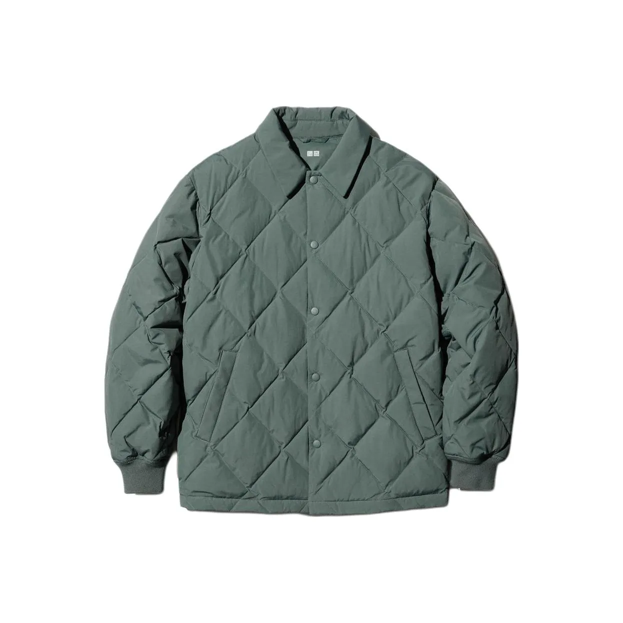 UNIQLO Puffer Jacket Men Turquoise